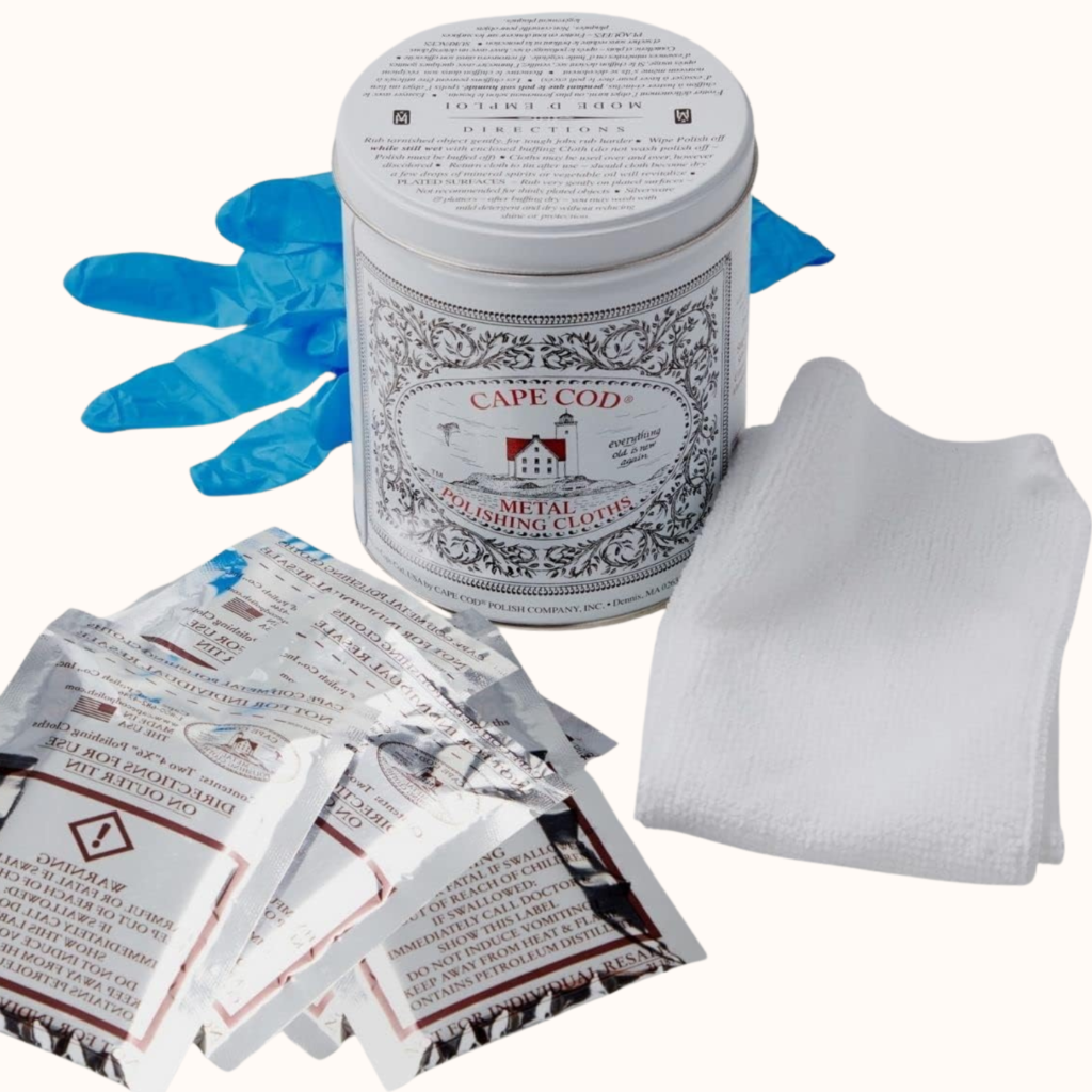 Cape Cod polishing cloths metal care polishing cloth kit