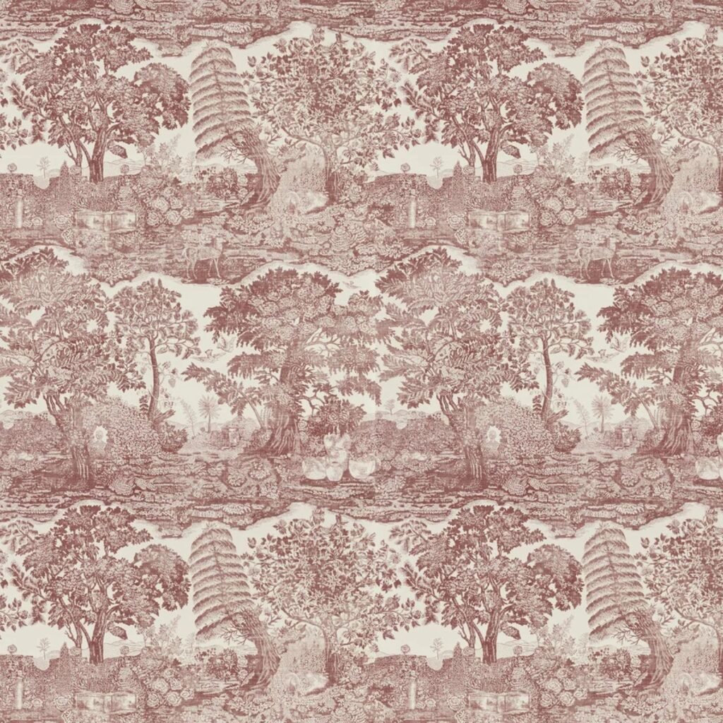 Sanderson Highgrove Toile wallpaper in Oak