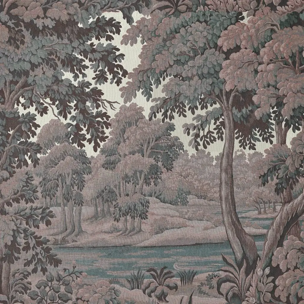 House of Hackney Plantasia botanical old house wallpaper in Sienna
