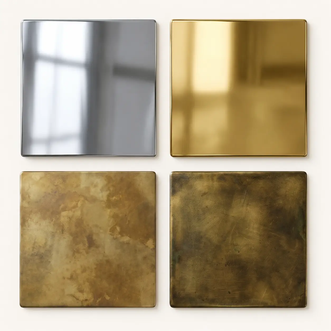 Chrome vs brass finishes