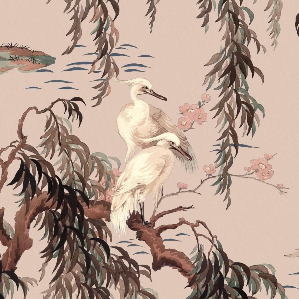 House of Hackney Zeus chinoiserie old house wallpaper in Plaster