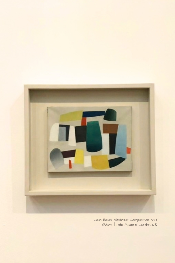 Jean Hélion Abstract Composition, 1934, photographed at the Tate Modern in London